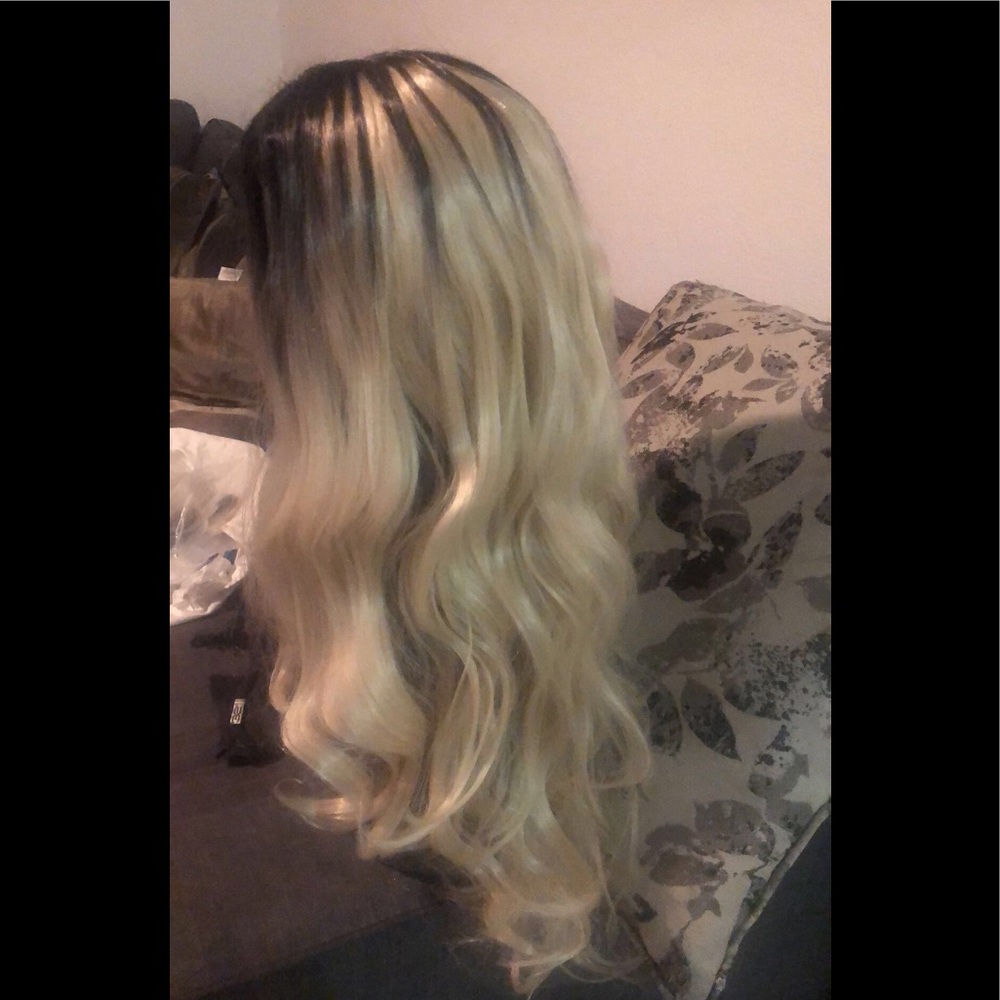 New Ombré ash blonde wing